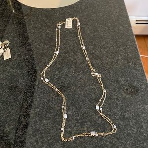 Talbots double strand necklace